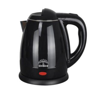 Electric Kettle With Automatic Cutoff in Stainless Steel Black 1.2 L