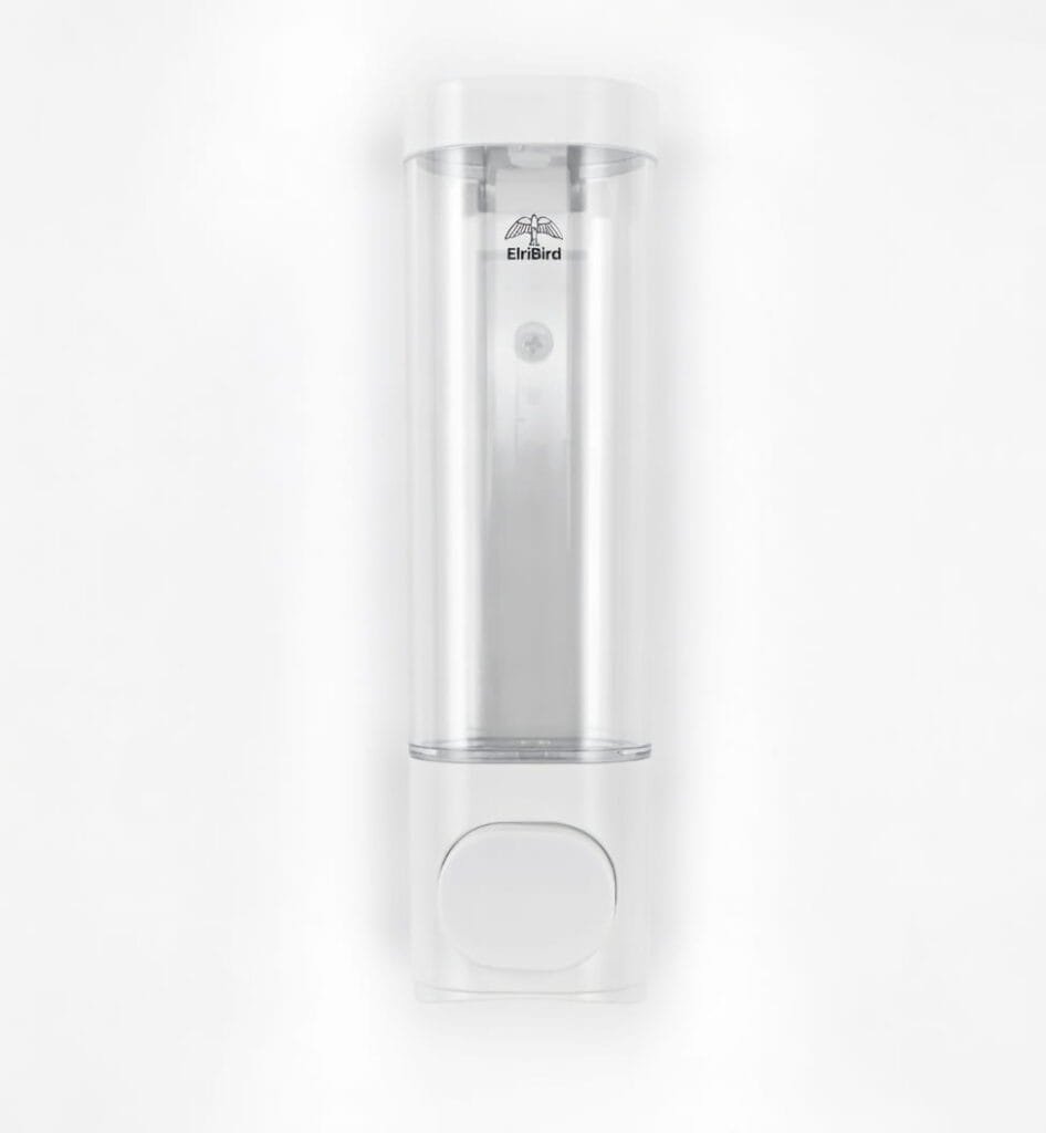 EBSD0011-250 ml -white - abs single soap dispenser-ElriBird