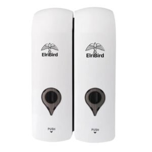 EBSD0018-300-ml-set-of-2-white-soap dispensers Elribird