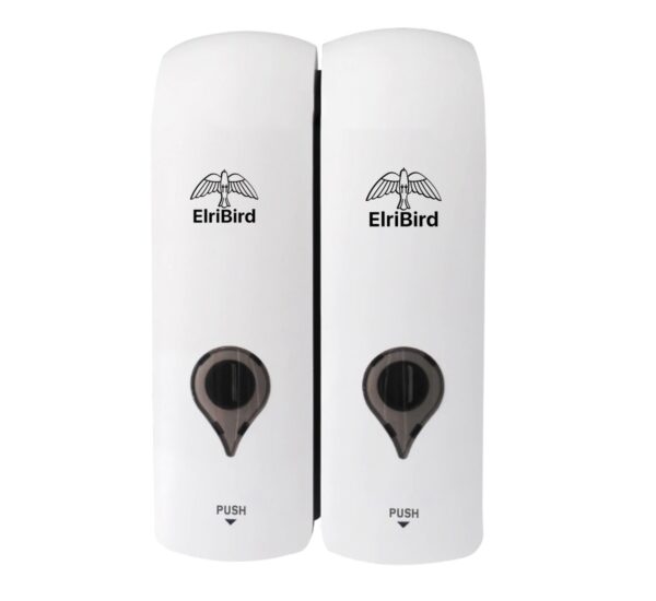 EBSD0018-300-ml-set-of-2-white-soap dispensers Elribird