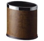 ElriBird Oval Shape Leather Room Bin - EBWB0004-BR
