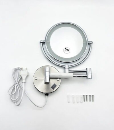 5x Magnifying Mirror With Led Light - ElriBird - EBMR0007 - ELRIBIRD HOTEL Magnifying mirror
