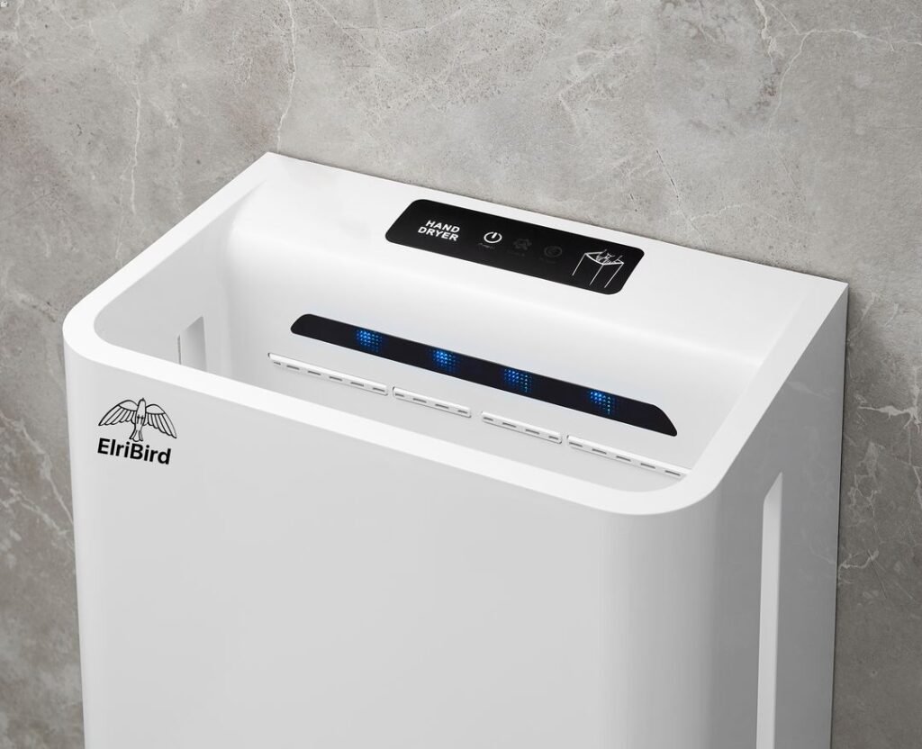 Brushless Motor Jet Hand Dryer - White EBHD0051-W