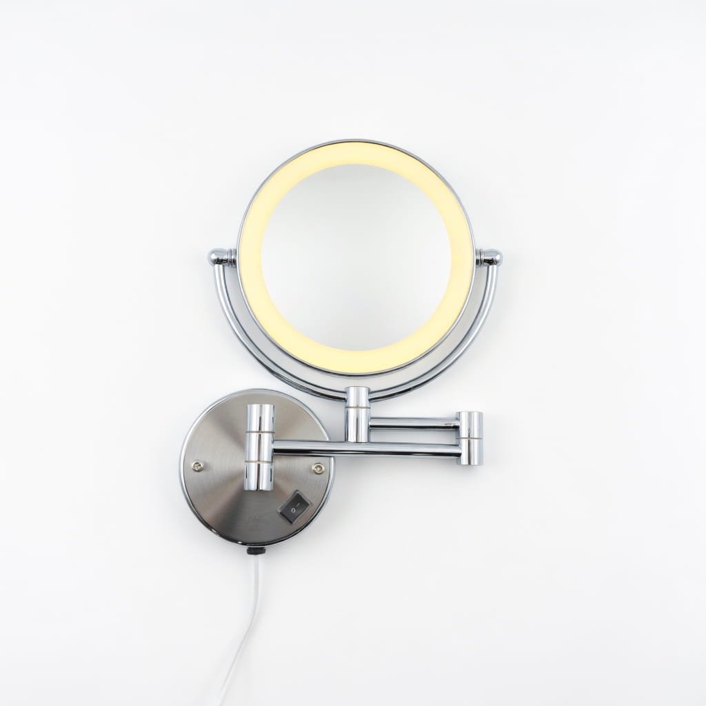 ElriBird - hotel magnifying mirror - 5x Magnifying Mirror Wall Mounted - ElriBird - EBMR0008