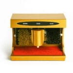 ElriBird Gold Color Automatic Shoe Polish Machine EBSP0001