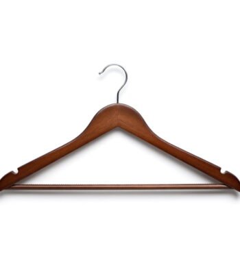 ElriBird - Wooden Hanger Brown Normal Cloth Hanger For Clothes-EBCH0003-BR