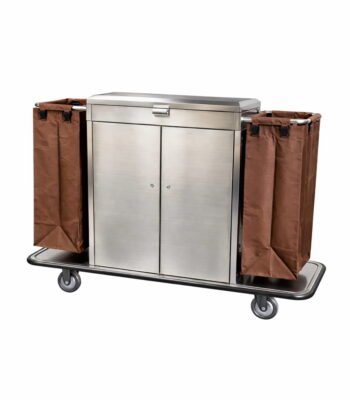 ElriBird - Hotel Housekeeping Trolley Cart With Doors ebht0008
