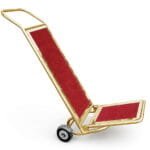 ElriBird Hotel Lobby Supplies - L Shape Luggage Trolley Cart EBLT003