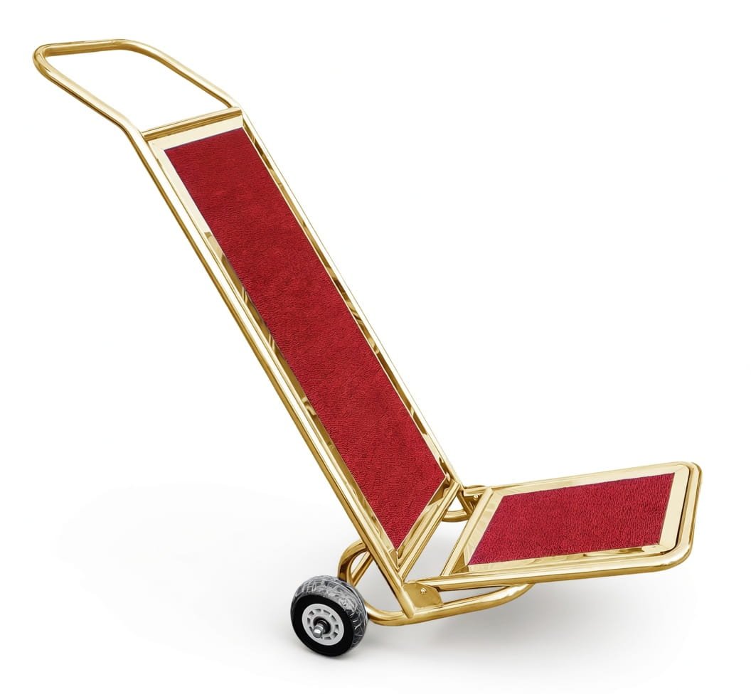 ElriBird Hotel Lobby Supplies - L Shape Luggage Trolley Cart EBLT003 ElriBird Hotel Lobby Supplies - L Shape Luggage Trolley Cart EBLT003