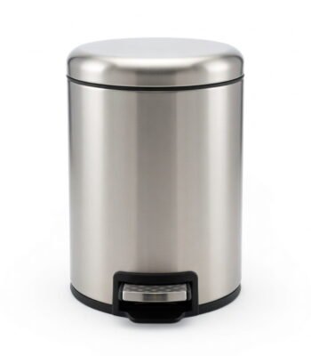 ElriBird Pedal Room Dustbin Stainless Steel EBWB0018