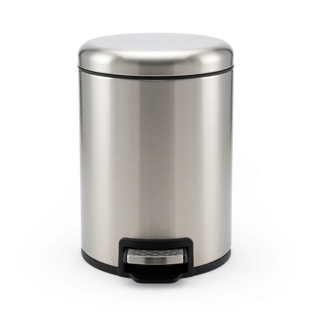 ElriBird Pedal Room Dustbin Stainless Steel EBWB0018 ElriBird Pedal Room Dustbin Stainless Steel EBWB0018
