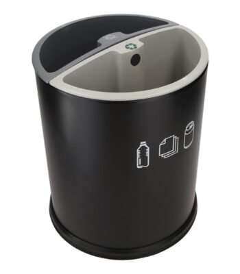 Two Container Round Room Dustbin ebwb0012