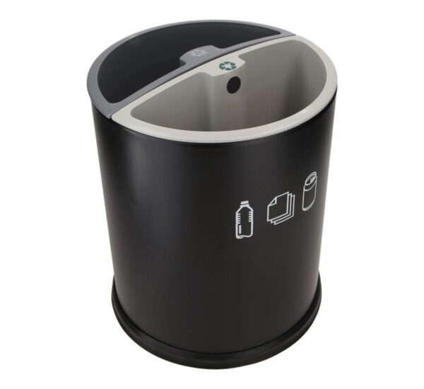 Two Container Round Room Dustbin ebwb0012