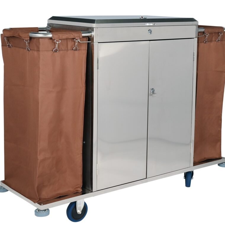 Housekeeping Trolley Cart With Doors ebht0008