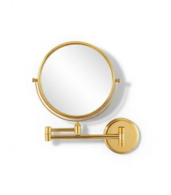 ElriBird Gold Color Hotel Bathroom Magnifying Mirror