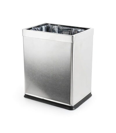 10L Stainless Steel Open Top Dustbin -EBWB0028 - ELRIBIRD Hotel Room Bin Manufacturer