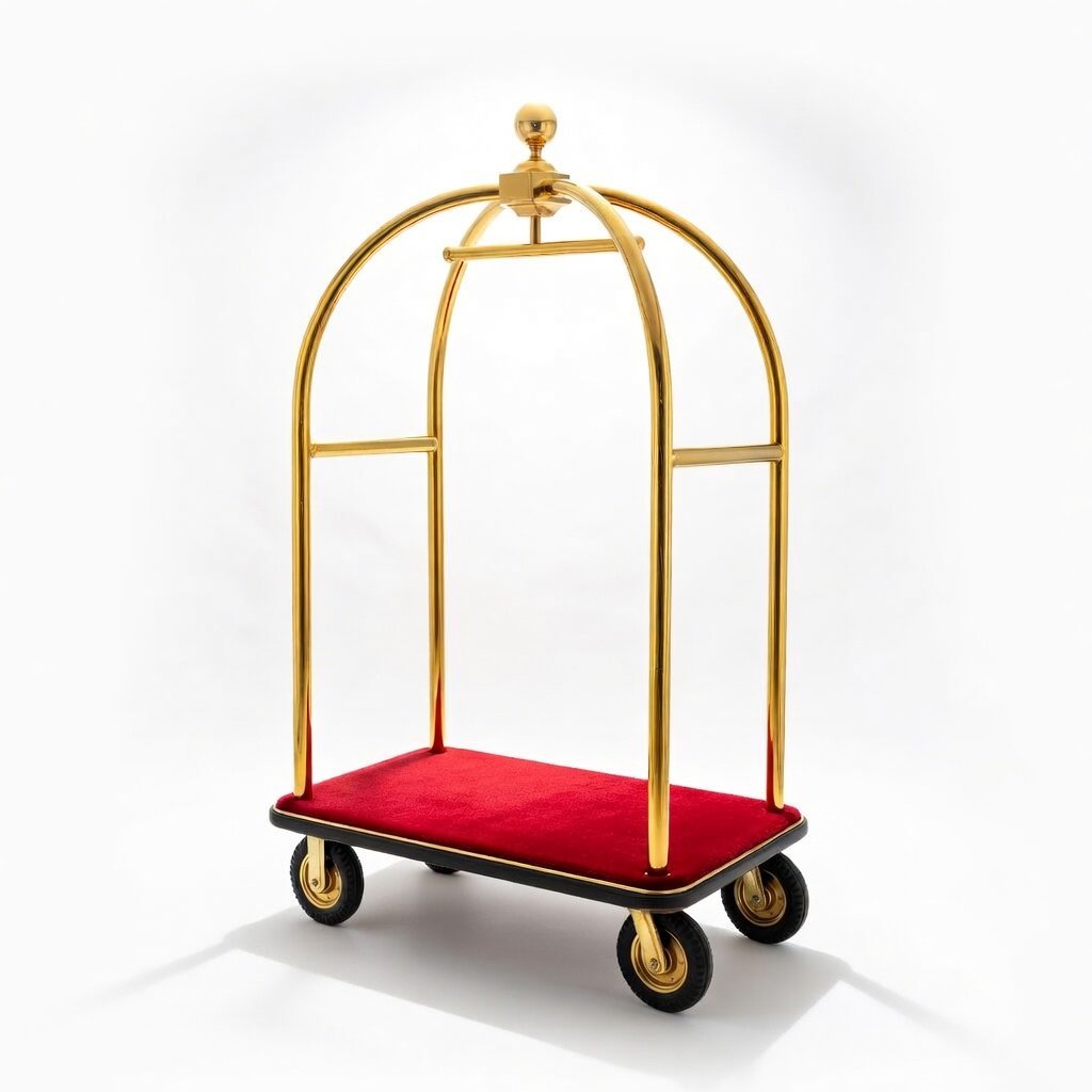 ElriBird Hotel Gold Luggage Cart manufacturer