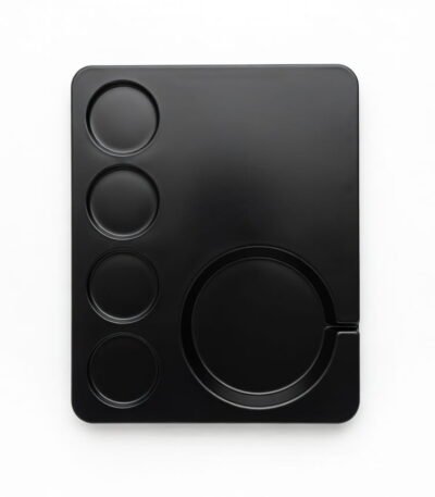 Black Melamine Hotel Room Kettle Tray at BEST #1PRICES - ElriBird - EBKL0023 - Black Melamine Hotel Room Kettle Tray