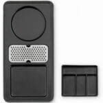 Black Melamine Hotel Room Kettle Tray - elribird hotel kettle tray - EBKL0020