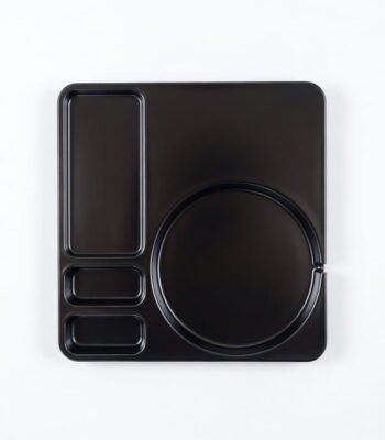 Compact Black Melamine Hotel Kettle Tray – EBKL0022
