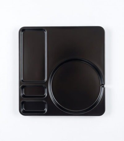 Compact Black Melamine Hotel Kettle Tray – EBKL0022
