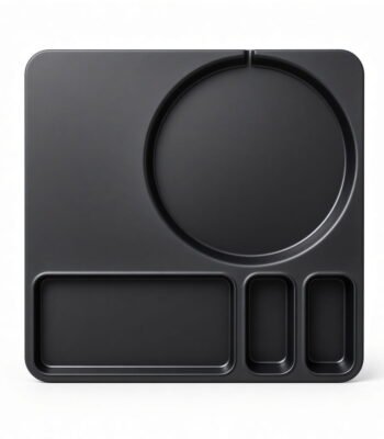 Compact Black Melamine Hotel Kettle Tray – EBKL0022
