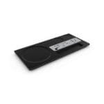 ElriBird - Kettle Hotel Room Melamine Tray - EBKL0021 Black Melamine Kettle Tray For Hotel Room