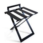 Foldable Hotel Luggage Rack with Backstand - ElriBird Hotel Luggage Rack Manufacturer - EBLRK0004
