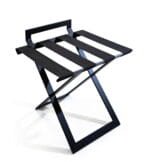 Foldable Hotel Luggage Rack with Backstand - ElriBird Hotel Luggage Rack Manufacturer - EBLRK0004