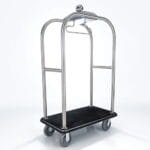 Hotel Luggage Trolley Stainless Steel Bellman Cart for Hotels & Resorts India-ElriBird-EBLT0018