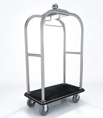 Hotel Luggage Trolley Stainless Steel Bellman Cart for Hotels & Resorts India-ElriBird-EBLT0018