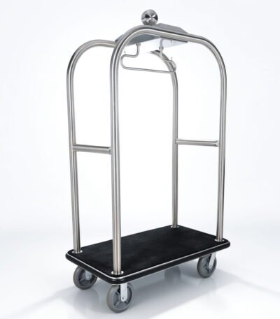 Hotel Luggage Trolley Stainless Steel Bellman Cart for Hotels & Resorts India-ElriBird-EBLT0018