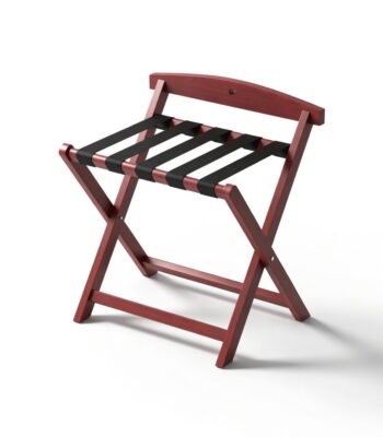 Oak Wood Folding Hotel Luggage Rack - ElriBird Hotel Luggage Rack Supplier - EBLRK0003