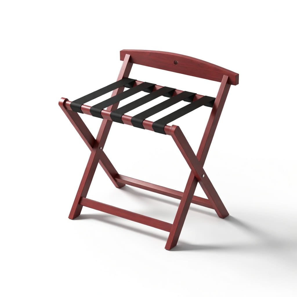 Oak Wood Folding Hotel Luggage Rack - ElriBird Hotel Luggage Rack Supplier - EBLRK0003 Oak Wood Folding Hotel Luggage Rack - ElriBird Hotel Luggage Rack Supplier - EBLRK0003