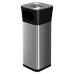 Outdoor Trash Bin with Ashtray for Hotels - ElriBird Outdoor Trash Can Manufacturer - EBWB0047
