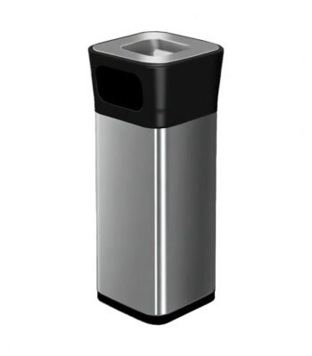 Outdoor Trash Bin with Ashtray for Hotels - ElriBird Outdoor Trash Can Manufacturer - EBWB0047