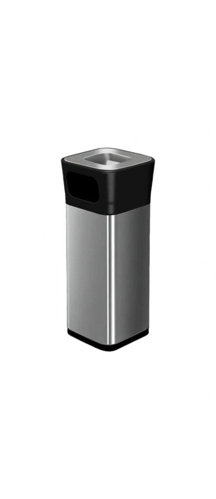Outdoor Trash Bin with Ashtray for Hotels - ElriBird Outdoor Trash Can Manufacturer - EBWB0047
