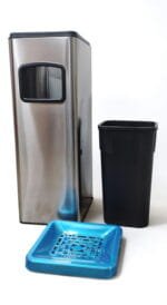 SS Steel Bin with Ash Tray - Image 2